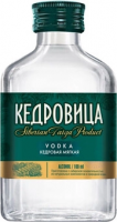 Водка Тульский винокуренный завод 1911, "Кедровица" Кедровая Мягкая, 100 мл