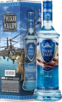 Водка "Русская Эскадра" Самолет, gift box, 0.7 л