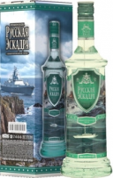 Водка "Русская Эскадра" Корабль, gift box, 0.7 л