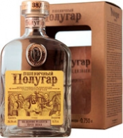 Водка "Polugar" Wheat, gift box, 0.75 л
