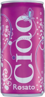 Винный напиток "Ciao" Rosato, Marca Trevigiana IGT, in can, 200 мл