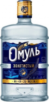 Водка АПК, "Омуль" Золотистый, фляга, 100 мл