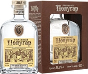 Водка "Polugar" Barley, gift box, 0.75 л