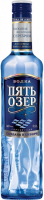 Водка "Пять Озер" Серебряная, 0.5 л