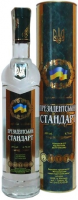 Водка "Президентский стандарт", в тубе, 0.75 л
